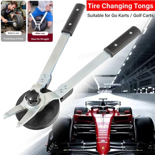 Kart tire changing tongs - changing,