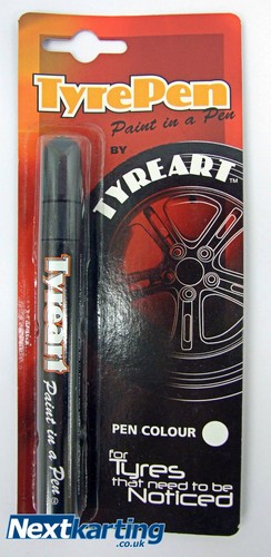 Kart tyre pen green - go, /